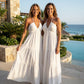 🔥2026 Hot sale 30% OFF🔥Halter Neck Backless Tiered Maxi Dress