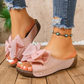 🔥2026 Hot sale 30% OFF🔥Women's Bowknot Peep-Toe Wedge Sandals