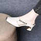🔥 Hot sale 30% OFF🔥Women's Casual Metal Square Toe Mid Block Heel Mules