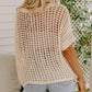 🔥 Hot sale 30% OFF🔥Casual 3/4 Sleeve Mesh Knit Top