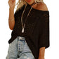 🔥 Hot sale 30% OFF🔥Casual 3/4 Sleeve Mesh Knit Top