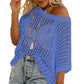 🔥 Hot sale 30% OFF🔥Casual 3/4 Sleeve Mesh Knit Top