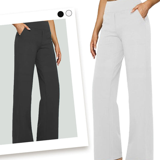 🔥 Hot sale 40% OFF🔥Women's Casual Simple Solid Color High Waist Stretch Yoga Pants