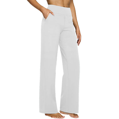 🔥 Hot sale 40% OFF🔥Women's Casual Simple Solid Color High Waist Stretch Yoga Pants