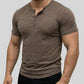 🔥 Hot sale 35% OFF🔥Men's Short Sleeve Henley T-Shirt