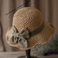🔥 Hot sale 40% OFF🔥Elegant Woven Straw Sun Hat with Bow