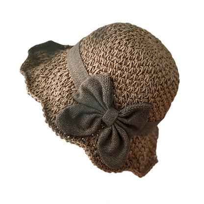 🔥 Hot sale 40% OFF🔥Elegant Woven Straw Sun Hat with Bow