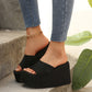 🔥2026 Hot sale 35% OFF🔥Women's Open-Toe Slip-On Platform Wedge Sandals