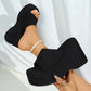 🔥2026 Hot sale 35% OFF🔥Women's Open-Toe Slip-On Platform Wedge Sandals