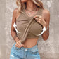 🔥Huge Sale & Massive Discounts🔥 Women's Ribbed Tank Top with Shelf Bra