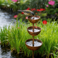 🔥 Hot sale 40% OFF🔥3-Tier Rustic Metal Bird Feeder & Drinker Stake