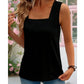 🔥 Hot sale 40% OFF🔥Women's Square Neck Pleated Tank Top