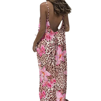 🔥 Hot sale 30% OFF🔥Women's Summer Backless Spaghetti Strap Maxi Dress