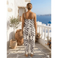 🔥2026 Hot sale 40% OFF🔥Women's Leaf Print Spaghetti Strap Jumpsuit