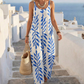 🔥2026 Hot sale 40% OFF🔥Women's Leaf Print Spaghetti Strap Jumpsuit