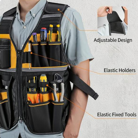 🔥 Hot sale 30% OFF🔥Adjustable Lightweight Construction Work Tool Vest