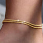 🔥 Hot sale 50% OFF🔥Dainty Layered Waterproof Anklet