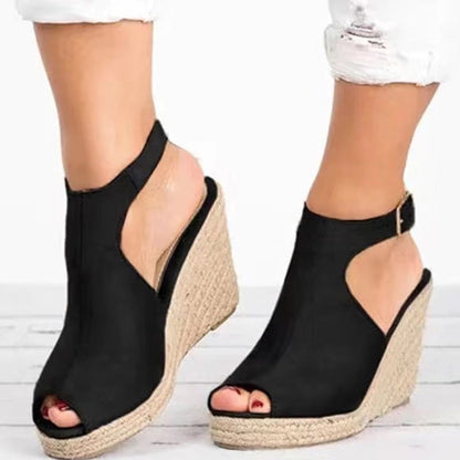 🔥2026 Hot sale 40% OFF🔥Women's Ankle Strap Wedge Platform Sandals