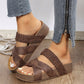 🔥2026 Hot sale 40% OFF🔥Women's Criss-Cross Woven Strap Wedge Sandals