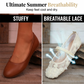 🔥2026 Hot sale 40% OFF🔥Women's Lace Breathable Square-Toe Ballet Flats