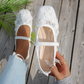 🔥2026 Hot sale 40% OFF🔥Women's Lace Breathable Square-Toe Ballet Flats