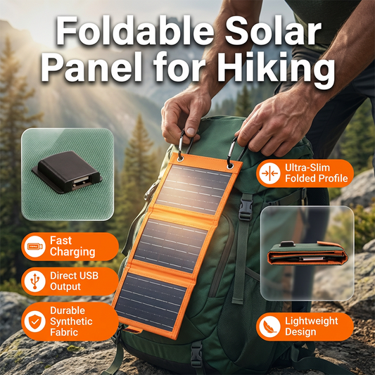 🔥 Hot sale 40% OFF🔥Portable Solar Panel with USB Charging