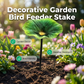 🔥40% OFF for a limited time🔥Vibrant Garden Flower Stake Bird Feeder