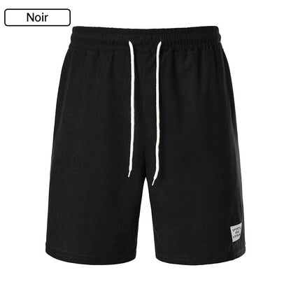 🔥40% OFF for a limited time🔥Men's Casual Simple Breathable Ribbed Velvet Shorts