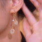 🔥40% OFF for a limited time🔥Elegant Artificial Crystal Tassel Drop Earrings