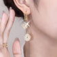 🔥40% OFF for a limited time🔥Elegant Artificial Crystal Tassel Drop Earrings