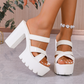 🔥40% OFF for a limited time🔥Women's Chunky Heel Platform Slide Sandals