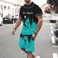 🔥50% OFF for a limited time🔥Men's Graphic Print T-Shirt and Shorts Set