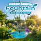 🔥 Hot sale 30% OFF🔥Outdoor Hanging Fountain Bird Bath & Feeder