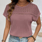 🔥2026 Hot sale 30% OFF🔥Knitted Mesh Short Sleeve Top