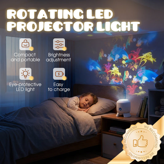 🔥50% OFF for a limited time🔥Dynamic Rotating LED Projector Light