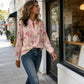 🔥2026 Hot sale 30% OFF🔥Women's Floral Print V-Neck Blouse