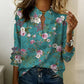 🔥2026 Hot sale 30% OFF🔥Women's Floral Print V-Neck Blouse