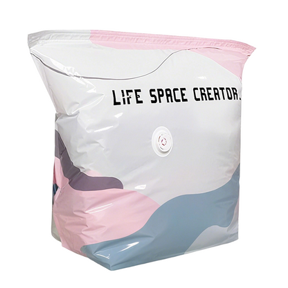 📢📢50% OFF !! ⏰💞50K+ SOLD!🧳💨 No‑Pump Vacuum Storage Bags – Press & seal, no pump needed. Saves 80% space, keeps clothes dry & dust‑free. Perfect for bulky bedding & off‑season gear. 🛏️🗄️