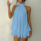 🔥2026 Hot sale 30% OFF🔥Women's Flowy Halter Drop-Waist Mini Dress