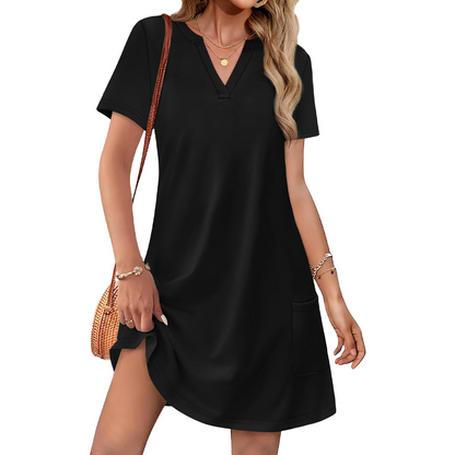🔥40% OFF for a limited time🔥Women's Casual Loose Fit Short Sleeve Dress