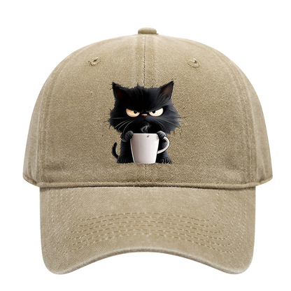 🔥40% OFF for a limited time🔥Cute Black Cat Vintage Baseball Cap