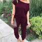 🔥2026 Hot sale 30% OFF🔥Women's Off Shoulder Elastic Waist Stretchy Jumpsuit