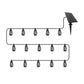 🔥 Hot sale 30% OFF🔥New IP65 Solar LED String Lights, flame-style, waterproof, for outdoor use, with sensor, for gardens, courtyards and camping, 360° beam angle