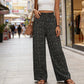 🔥50% OFF for a limited time！！！🔥Women's Smocked High Waist Wide Leg Pants