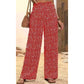 🔥50% OFF for a limited time！！！🔥Women's Smocked High Waist Wide Leg Pants