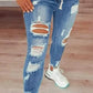 🔥 Hot sale 50% OFF🔥Women's Skinny Stretch Ripped Jeans