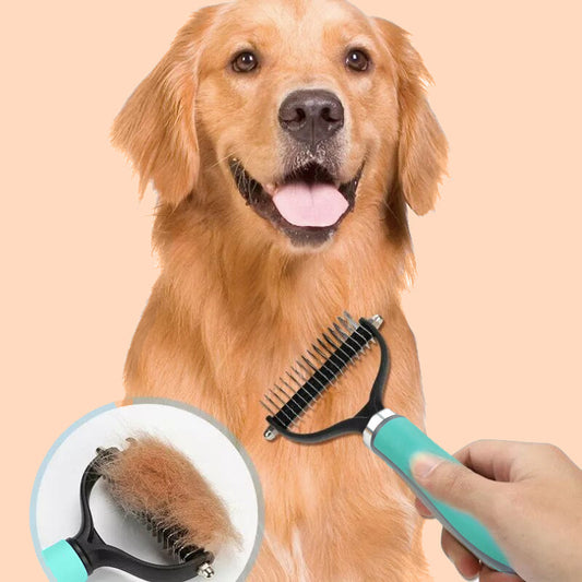 🔥 Hot sale 30% OFF🔥Double-Sided Self-Cleaning Pet Grooming Brush