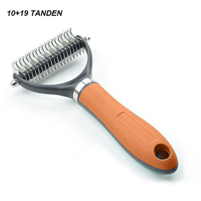 🔥 Hot sale 30% OFF🔥Double-Sided Self-Cleaning Pet Grooming Brush