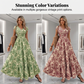 🔥2026 Hot sale 39% OFF🔥Women's V-Neck Floral Print Smocked Maxi Dress