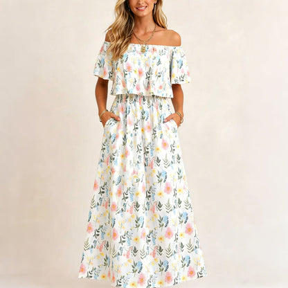 🔥Flash Sale&50% OFF🔥 Summer Bohemian Beach Slit Maxi Dress